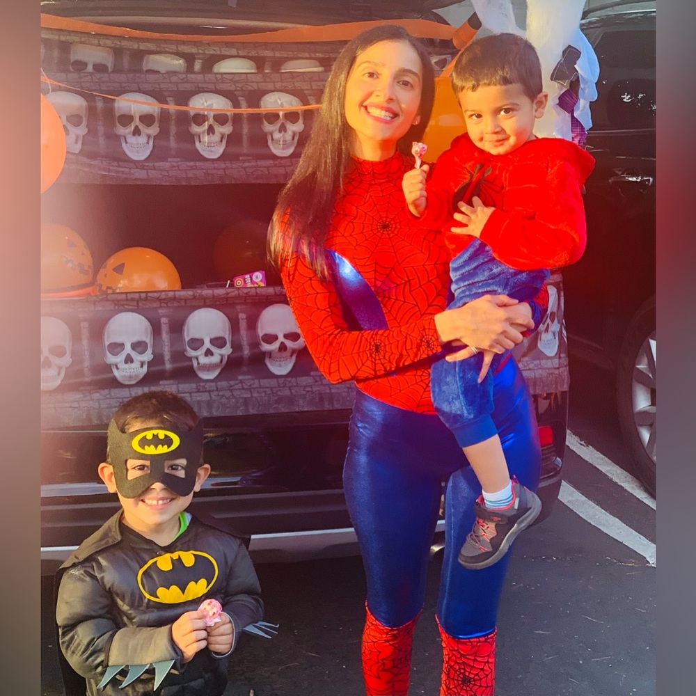 Spider-Woman Adult Costume in Red and Blue